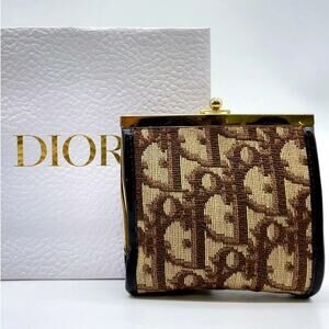 Christian Dior Vintage Trotter Coin case W/Bag